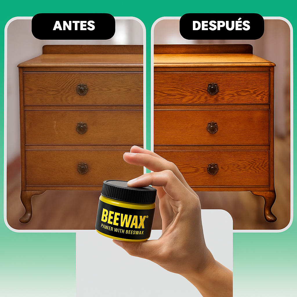 Beewax - Brillo Instantáneo y Protección Natural para tus Muebles
