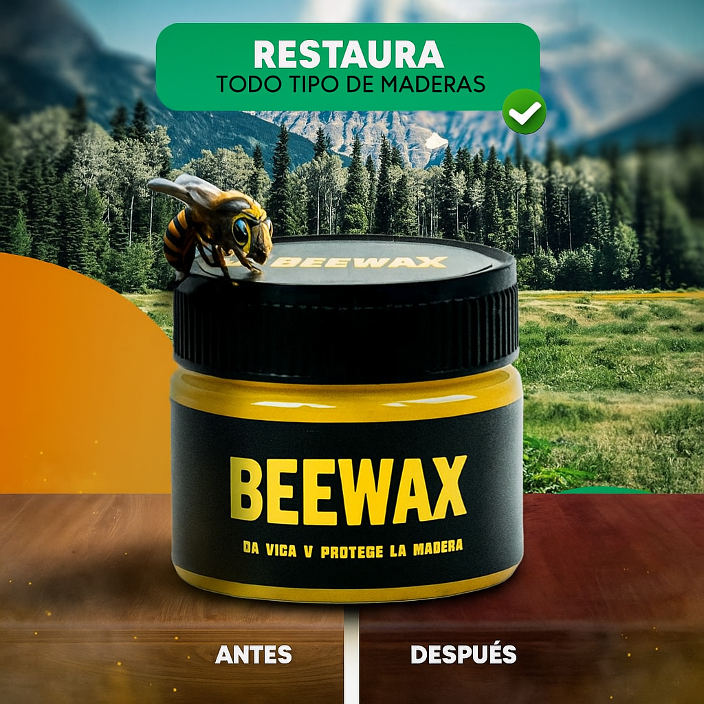 Beewax - Brillo Instantáneo y Protección Natural para tus Muebles